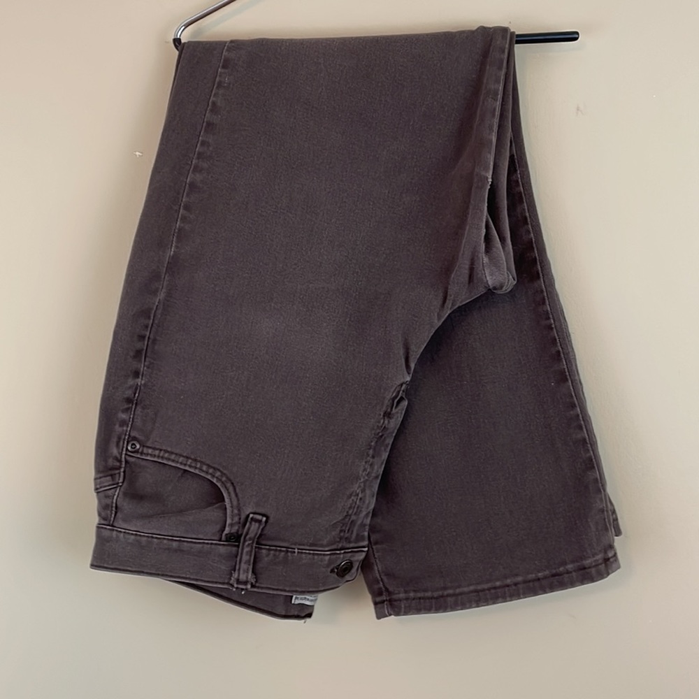 LEE jeans pants straight leg brown 14 short